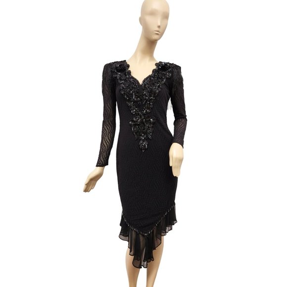 Loriann Vintage Beaded Dress - Picture 1 of 5